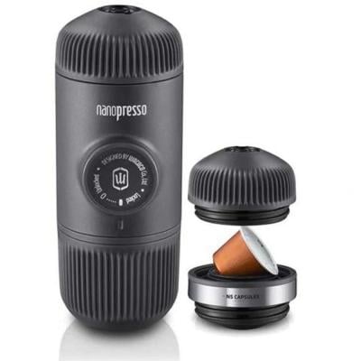 Wacaco WC-NANOP-NSADAP Nanopresso Portable Espresso Machine Plus NS Adapter Black