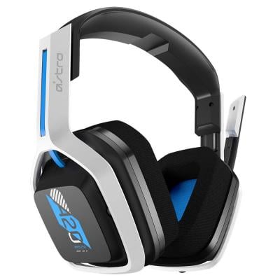 Astro Gaming A20 Wireless Headset Gen 2 for Playstation 5, Playstation 4, PC, Mac - White / Blue | 939-001878