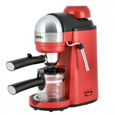 Geepas GCM41513 0.24L Espresso Coffee Maker Red