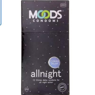 Moods Pack Of 12 All Night Climax Delay Condom