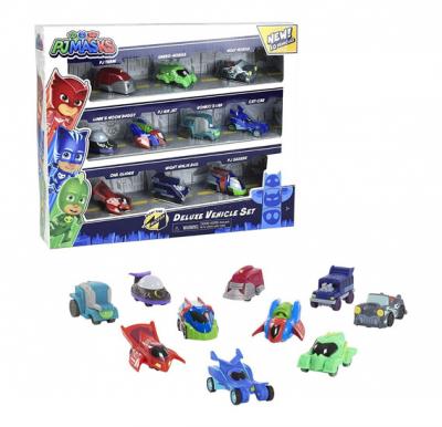 PJ Masks Night Time Micros Deluxe Vehicle Set, JP-95785