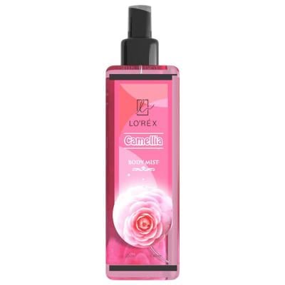 Lorex Camellia Body Mist Fresh Flowral For Women 250ml Pink Rose
