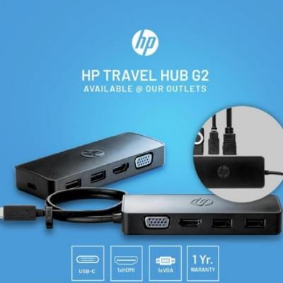 HP G2 USB-C 90W Travel Hub 90W 1xHDMI 1xaVGA 2xUSB