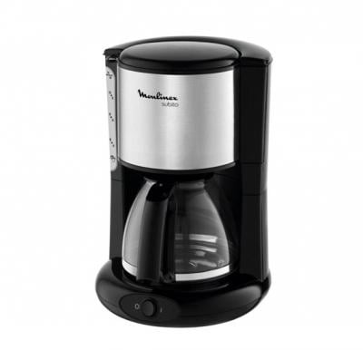 Moulinex FG370827 Coffee Maker Black Color 1000W - 1.25 Liters (10-15Cups) - Stainless Steel