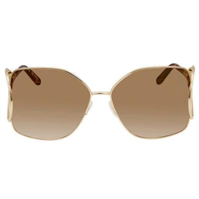 Chloe CE135S Gold Butterfly Women Sunglasses, Gold