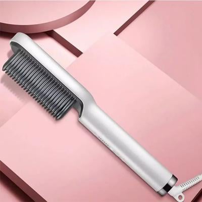 Professional Electric Hair Straightener Brush Heated Comb Straightening Combs Men Beard Hair Straight And Curly Styling Tool Assorted Colour