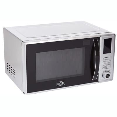 Black & Decker MZ2310PG Combination Microwave Oven with Grill 23L 800W Silver