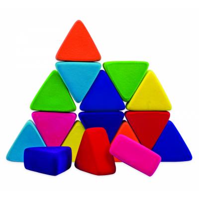 Rubbabu Soft Baby Triangular Blocks