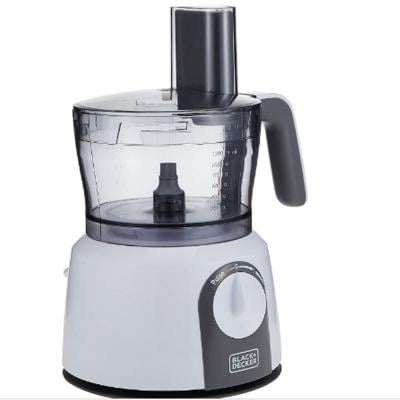 Black+Decker FX1075 32 Functions 5in1 Food Processor 1000W White with Grey