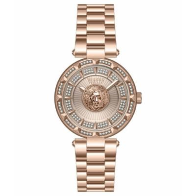 Versus VSPQ16721 Womens Rose Gold 36 mm Sertie Bracelet Watch