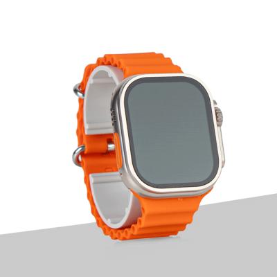 Borren 7 in 1 Ultra Smart Watch BR-7  Infinite Display 7 Watchbands Wireless Charger 7 in 1 Strap Orange