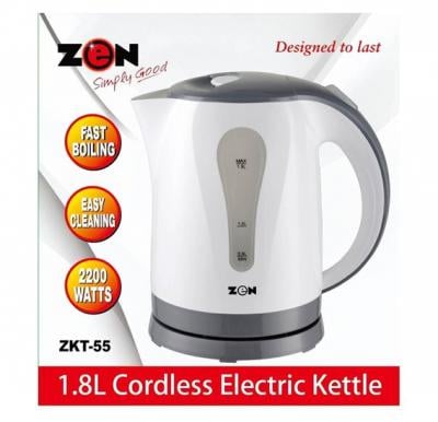 ZEN ZKT55, Cordless kettle 1.8L- Plastic