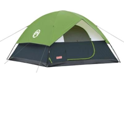 Coleman 2000026686 Sundome 6 Person Green with Black