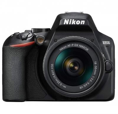 Nikon D3500 DSLR with AF-P DX NIKKOR 18-55mm f/3.5-5.6G VR Black
