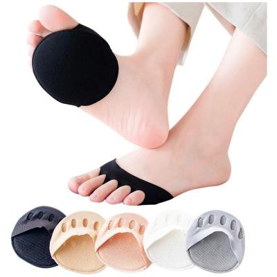 Socks Artue Five Toes Forefoot Pads For Men Women 5 Pairs Pack
