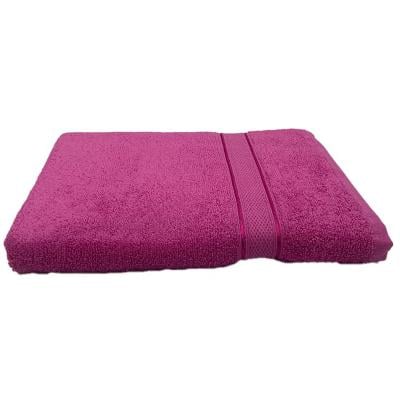 BYFT 110101005653 Daffodil - Bath Towel 70x140 cm - Set of 1 - Fuchsia Pink - 100% Cotton