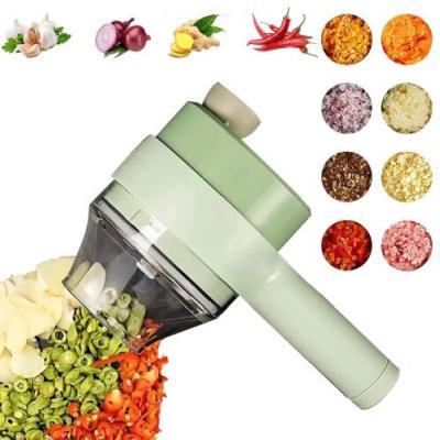 4 In 1 Portable Electric Vegetable Slicer Set Cordless Food Processor
