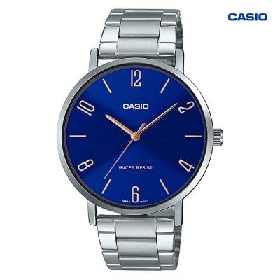 Casio MTP-VT01D-2B2UDF Analog Watch For Men, Silver
