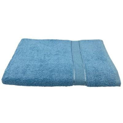 BYFT 110101003523 Daffodil - Bath Towel 70x140 cm - Set of 1 - Light Blue - 100% Cotton