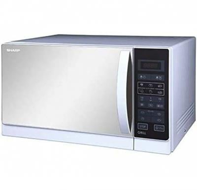 Sharp Microwave Oven With Grill - 25 Litres with 6 Auto Cook Menu, 11 Power Levels R-75MT(S)