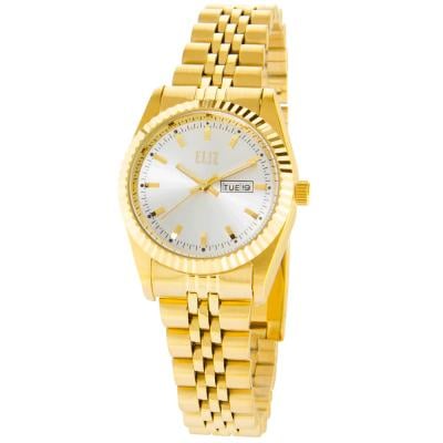 Eliz Costa ES8733L2GSG Gold Plated Case and Band Womens Watch