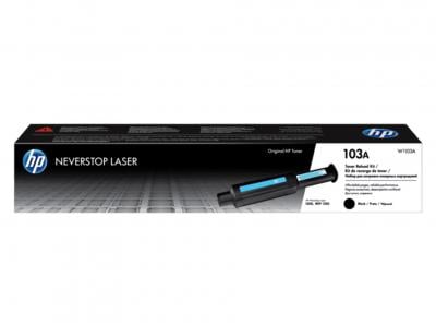 HP 103A Black Original Never stop Laser Toner Reload Kit,W1103A