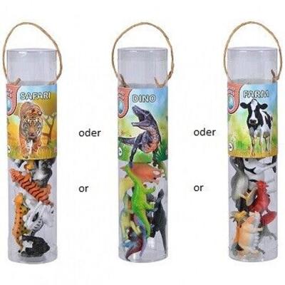 Simba 104342485 Animals in Tube 3 Assorted Multicolor