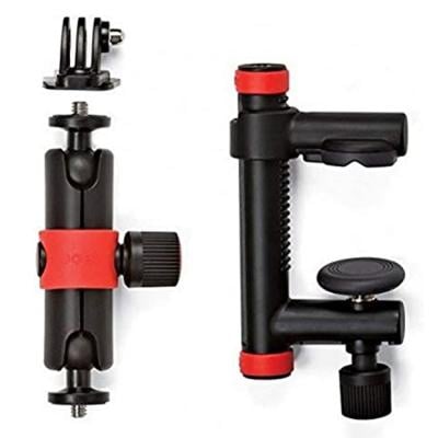 Joby JB01291-BWW Action Clamp and Locking Arm for GoPro and Sports Action Video Cameras Black with Red