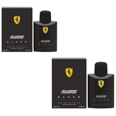 2 in1 bundle Ferrari For Men Black EDT 125ml 2 pcs