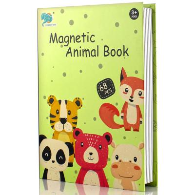 UKR TE008 Magnetic Puzzle Book (Animals) Multicolor