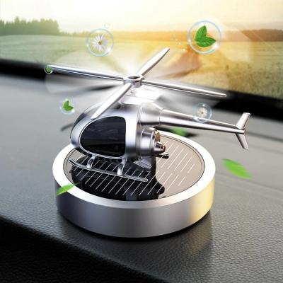Solar Car Air Freshener Custom Helicopter Shape Car Air Freshener