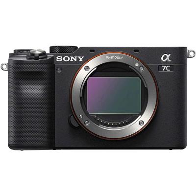 Sony Alpha 7C 24.2 Mega Pixels Compact Full Frame Camera, Powerful BIONZ X Image Processing For Spectacular Image Quality, ILCE 7C, Black