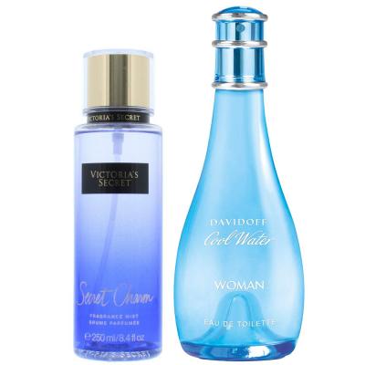2 in 1 Saver Pack of Davidoff Coolwater 100 ml and Victoria Secret Charm