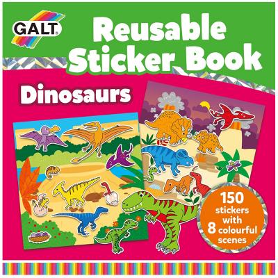 Galt Toys 1005101 Reusable Sticker Book Dinosaurs Multicolour