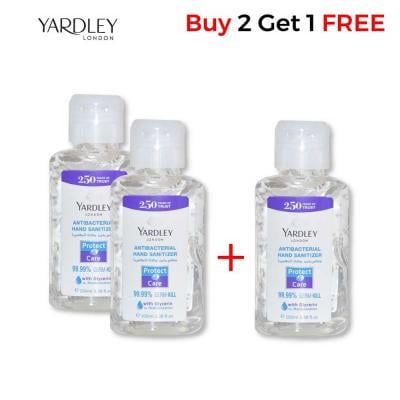 Yardley Antibacterial Hand Sanitizer Gel 100ml Pack of 3
