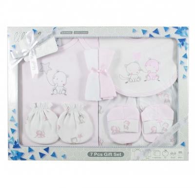 Lilsoft - Baby Girl Clothes 7pcs Gift Set Box - New Born