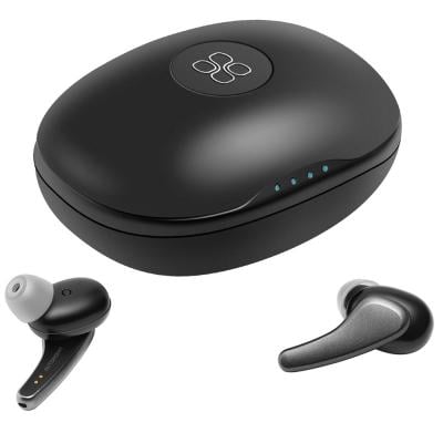 Promate True Wireless Earbuds, HD Metallic Bluetooth 5.0 TWS in-Ear Earphones, Autonomy Black