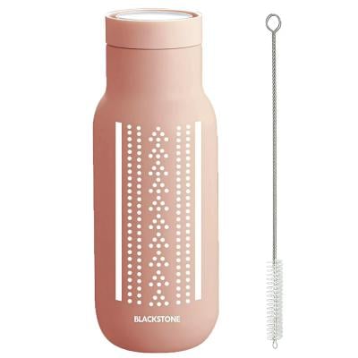 Blackstone B002 Vacuum Double Walled Stainless Steel Water Bottle Matt Finish with Cleaning Brush 350 ML