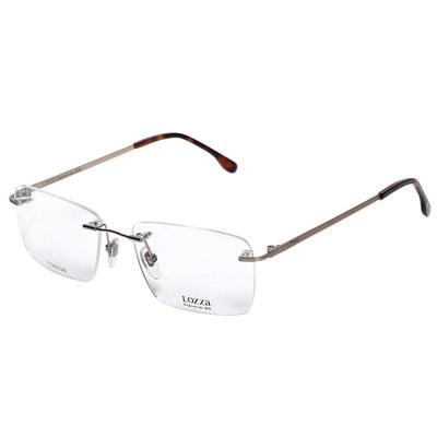 Lozza VL2332 Gold Rectangle Eyeglasses, Size 56