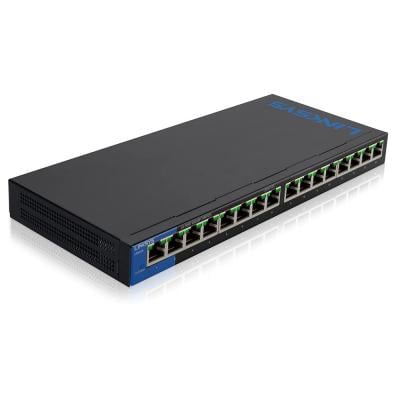 Linksys LGS116P Business 16 Port Desktop Gigabit Unmanaged Network Switch with 8 Port PoE+ , LGS116P-UK