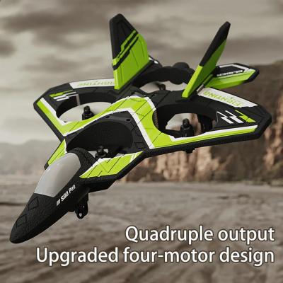 S80 RC Jet Plane, Stunt Remote Control Plane Drone for Kids, 3 Speed Wing Flip Position Lights RC Plane RTF RC Airplanes Toys for Boys, F22 Raptor Fighter Toy 