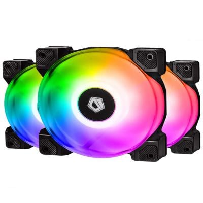 Id Cooling RGB XF-12025 ARGB Pack Of 3 Black