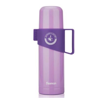 Fissman 9630 Thermos Flask Stainless Steel Bottle With Non Slip Plastic Handle, Violate