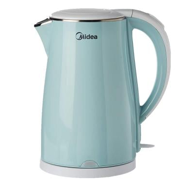 Midea Electric Kettle Double Wall Cool Touch Body Light Green 1.7L, MKHJ1705G