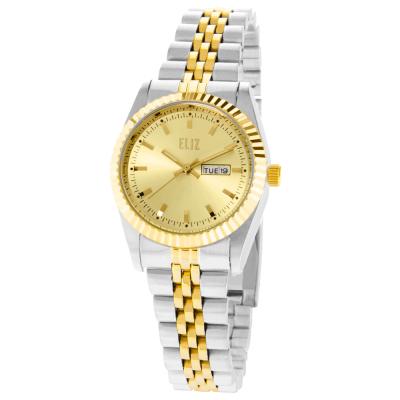 Eliz Costa ES8733L2TCT TT Gold Plated Case and Band Womens Watch