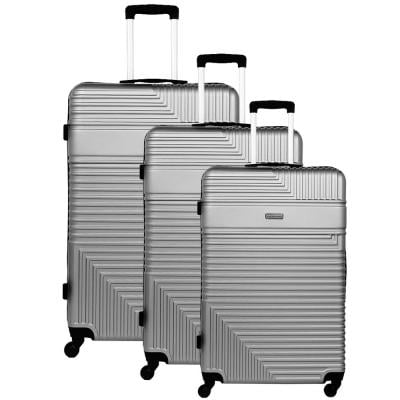 TravelWay SKAFF-3-Silver Suitcase Set of 3 57 kg