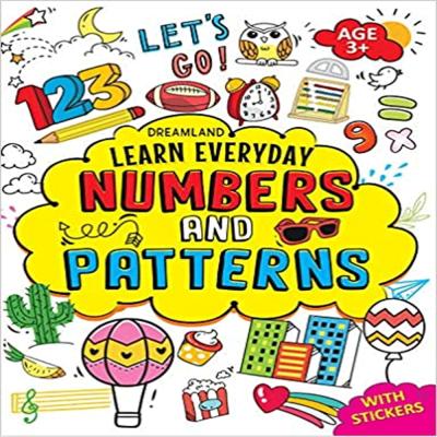 Numbers and Patterns Activity Book with Stickers Learn Everyday Series For Children