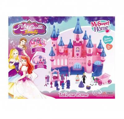 Little Angel - Kids Toys My Sweet Home Blue Pink Castle