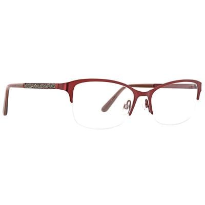 XOXO XO VIEJO RASP Womens Viejo Rectangular Eyeglasses Frame 781096551415 Raspberry
