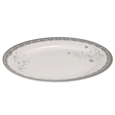 Royalford RF10606 M/W 14 inch Oval Plate Floral 1X36